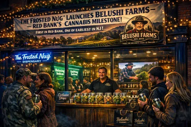 The Frosted Nug Launches Belushi Farms, Marking Red Bank's Cannabis Milestone