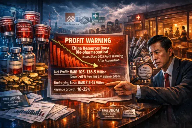 China Resources Boya Bio-pharmaceutical Issues Sharp 2025 Profit Warning After Acquisition