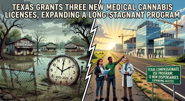 Texas Grants Three New Medical Cannabis Licenses, Expanding a Long-Stagnant Program