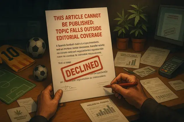 This Article Cannot Be Published: Topic Falls Outside Editorial Coverage
