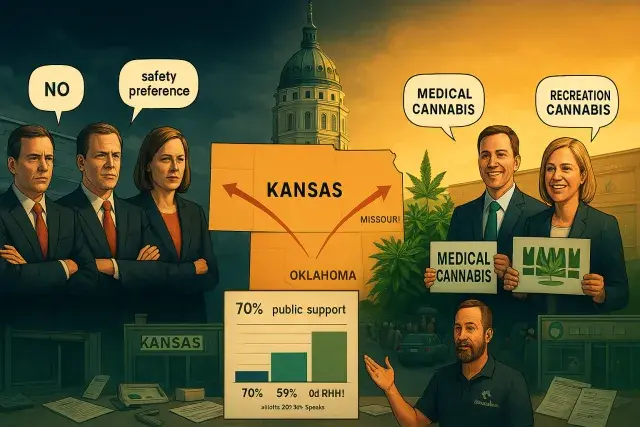 Kansas Governor Candidates Split on Cannabis as Dispensary Operators Warn of Economic Cost